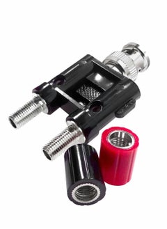 Y&D BNC Male Plug to Dual 4mm Banana Jack Socket Binding Post Connector Audio Adapter 2PCS  - Image 2