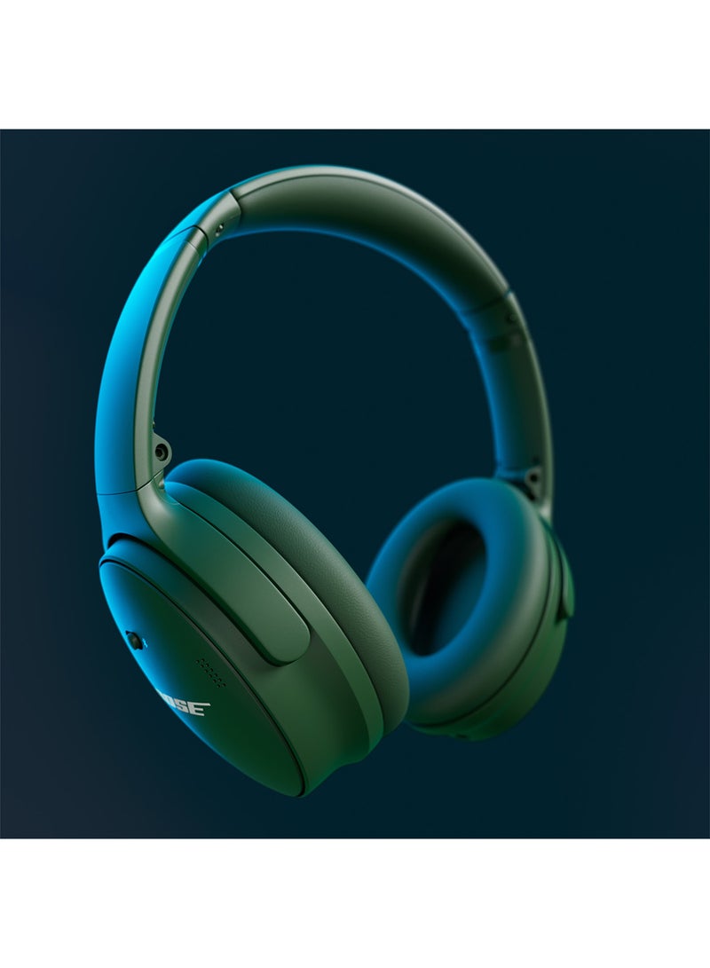 بوز سماعات رأس لاسلكية بخاصية إلغاء الضوضاء من QuietComfort، تعمل بتقنية البلوتوث فوق الأذن مع عمر بطارية يصل إلى 24 ساعة، أخضر السرو - Image 2