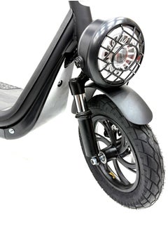 RALLY BICYCLE Scooter model RALLY-B2-SEAT, Recommended for adults, 48V 10AH litthium battery, Maximum riding distance is 30km, Maximum speed is 35km/h, Black color  - Image 4