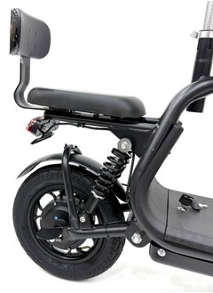 RALLY BICYCLE Scooter model RALLY-B2-SEAT, Recommended for adults, 48V 10AH litthium battery, Maximum riding distance is 30km, Maximum speed is 35km/h, Black color  - Image 5
