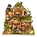 RHZN Miniature House Kit Dollhouse Kit Miniature Kit DIY Mini House Building Kit for Adult Forest Adventure - Image 3