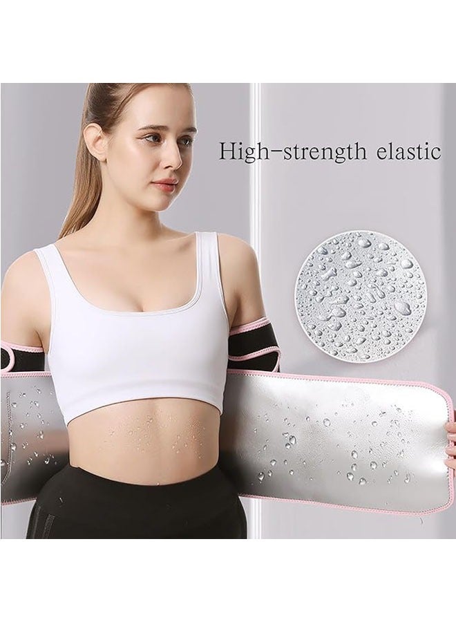 Nariele Sports and fitness belts are silver-plated waist shaping and tuminating running belts, women's running sports and fitness belts, yoga girdles are tuck in the belly - Image 2