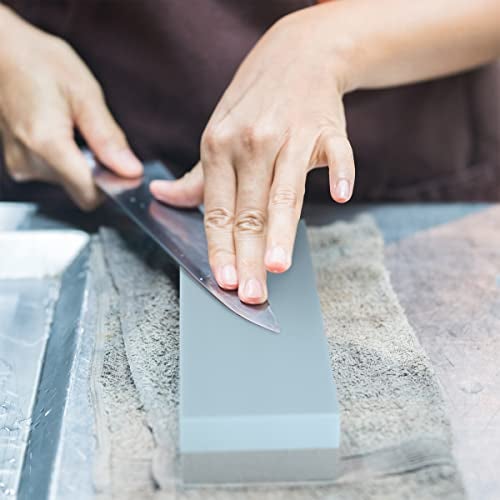 Whetstone Cutlery Knife Sharpening Stone - Dual 400/1000 Grit Wet Block - Sharpens and Polishes Sharp Tools and Kitchen, Hunting, and Pocket Knives by Whetstone - Image 2