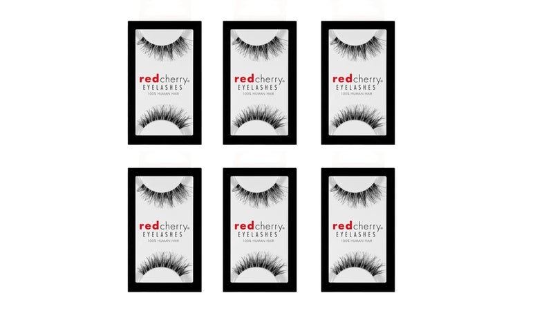 Red Cherry DW False Eyelashes Pack of 6 Pairs
