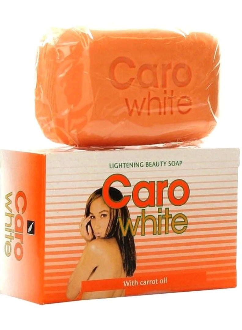CARO WHITE 2 peces of Lightening Carrot Oil Beauty Body Soap Orange2X 180grams - Image 2