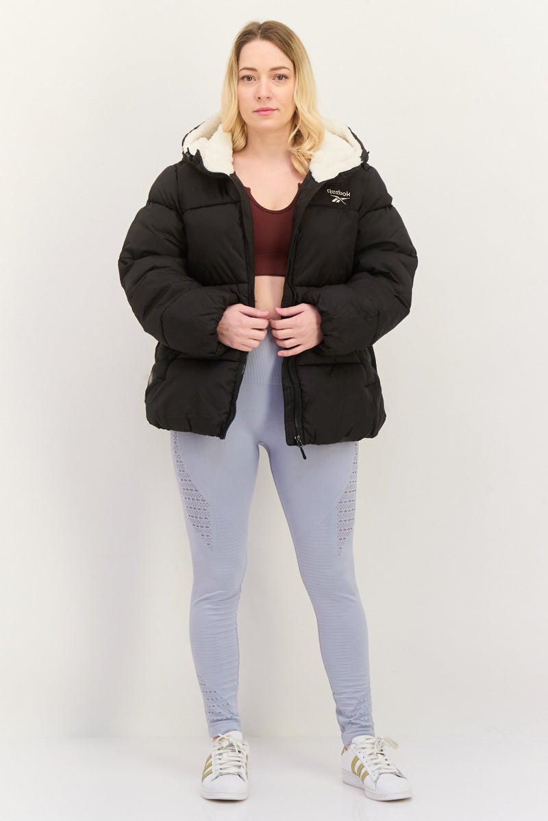 Reebok Women Sportswear Fit Long Sleeves Outdoor Jacket, Black - Image 2