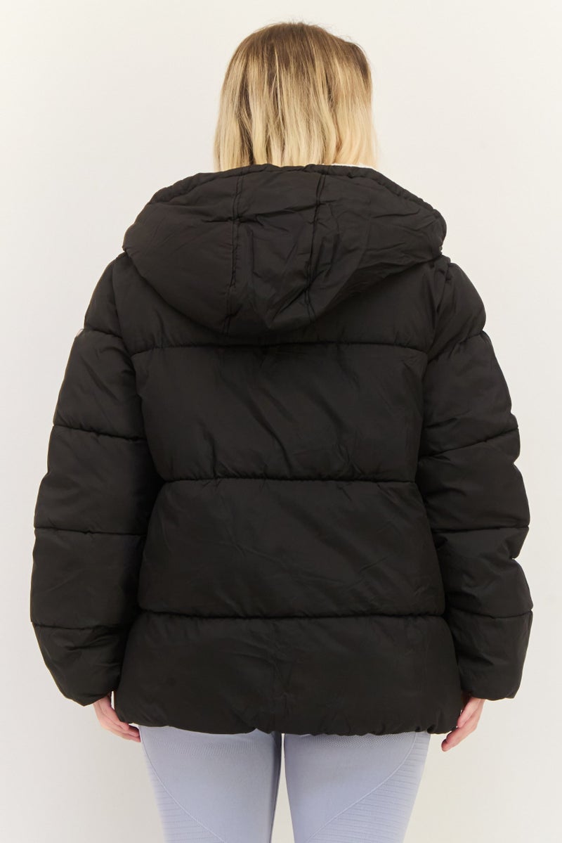 Reebok Women Sportswear Fit Long Sleeves Outdoor Jacket, Black - Image 3