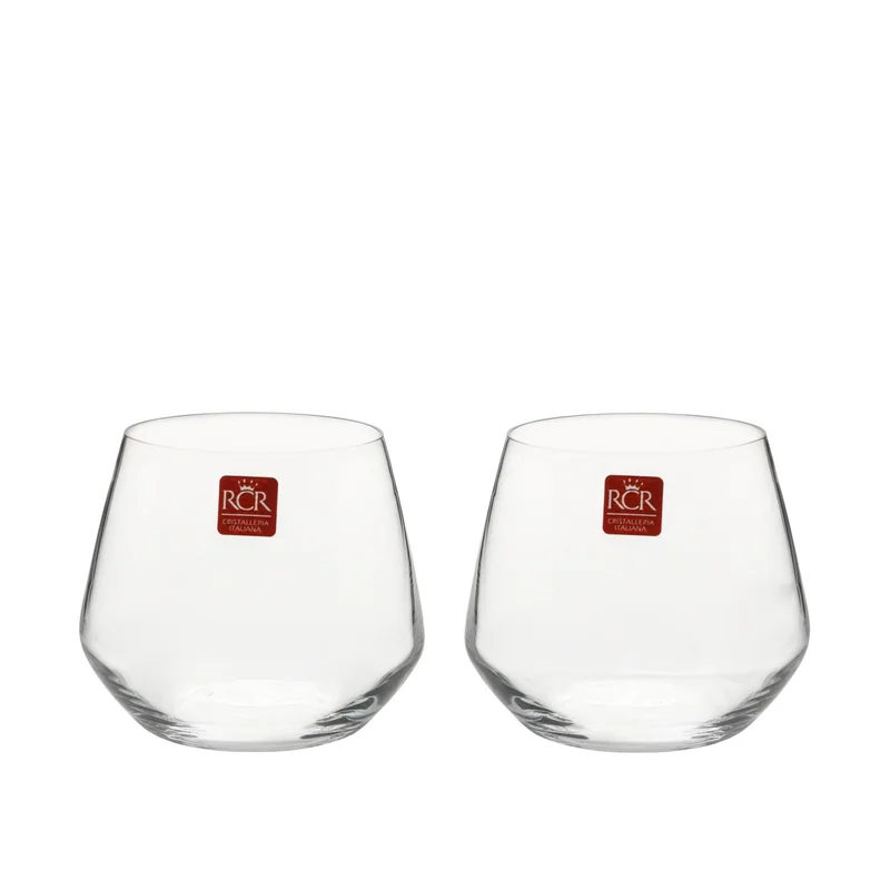 Simply Kitchen Kasanova-Set Of 2 Water Glasses Aria Transparent-550ML-Clear