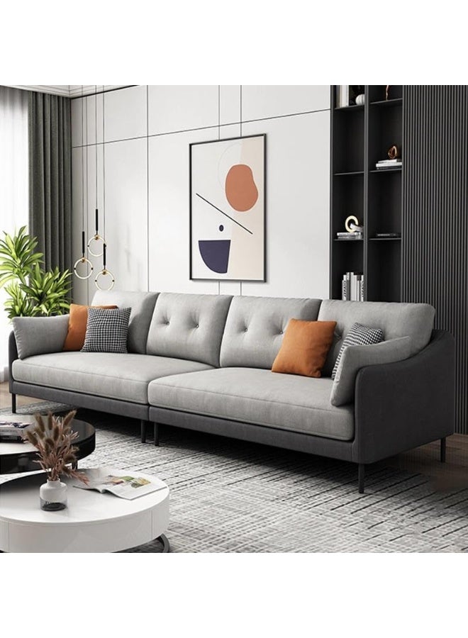 Zayn comforts Water Resistant 9.2Ft Extra Long Tech Cloth Modern Sofa