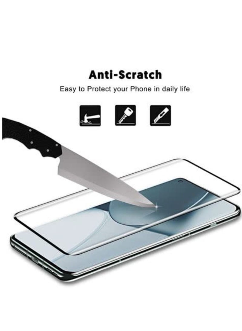 Generic - Compatible with oneplus 10 pro Screen Protector UV, [UV Lamp ] Clear Curved Edge Tempered Glass - Image 1