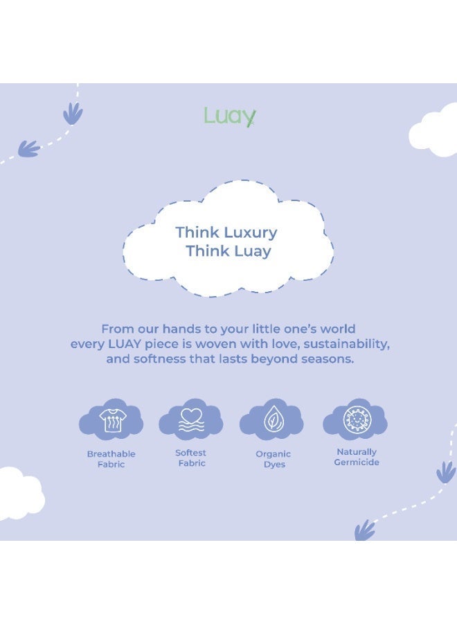 Luay Boys Winter Co-ord Set | Organic Cotton Top & Bottom | SoftCozy Winter Wear | Stylish Outfit (Yellow) - Image 3