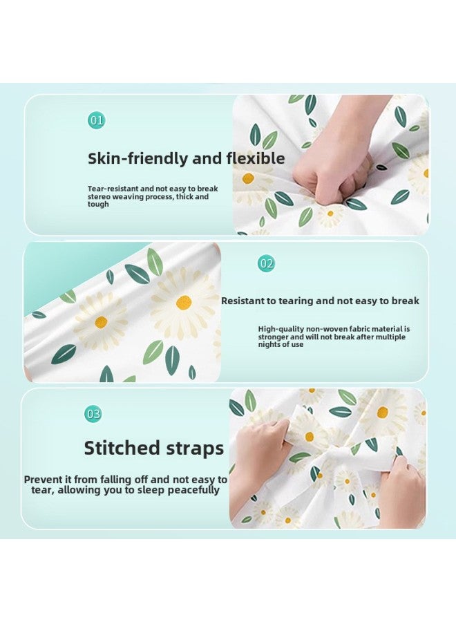 Disposable Four-piece Bed Sheet Quilt Cover Pillowcase Travel Suit Thickened Portable Hotel Travel Double Bed Supplies-Color: Disposable Four-piece Set  - Image 5