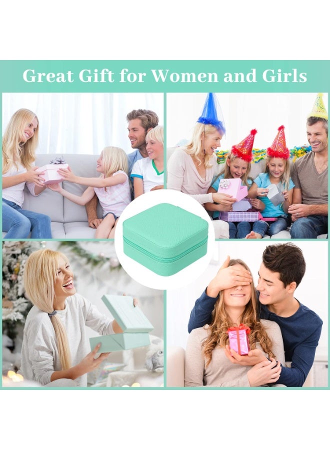 Mini Travel Jewelry Box - Natural Green, Calm & Elegant Style - Image 5