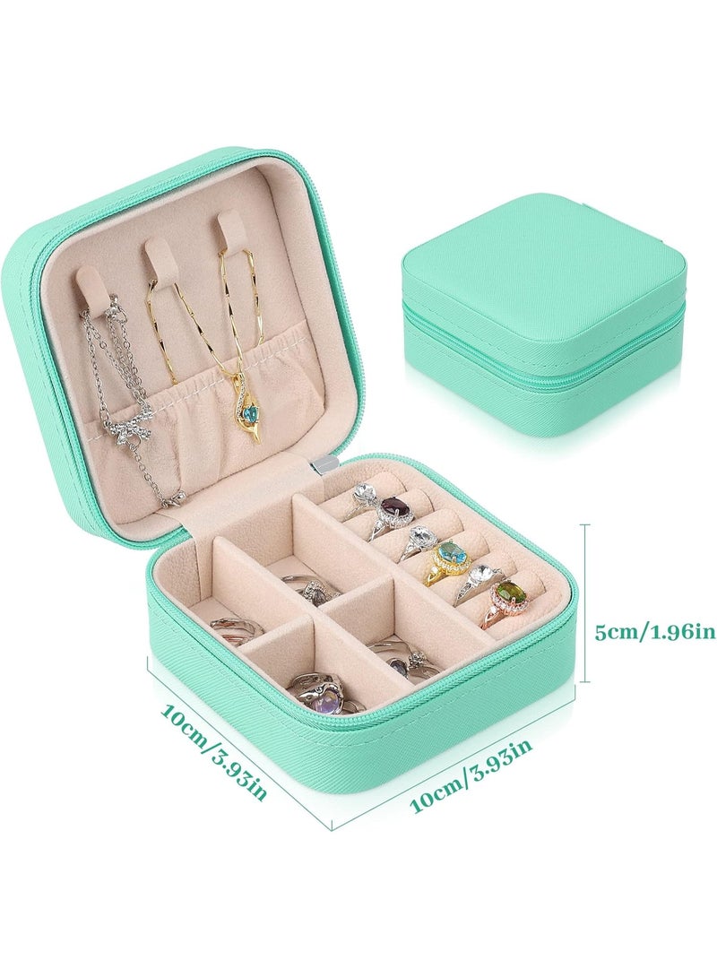 Mini Travel Jewelry Box - Natural Green, Calm & Elegant Style - Image 4