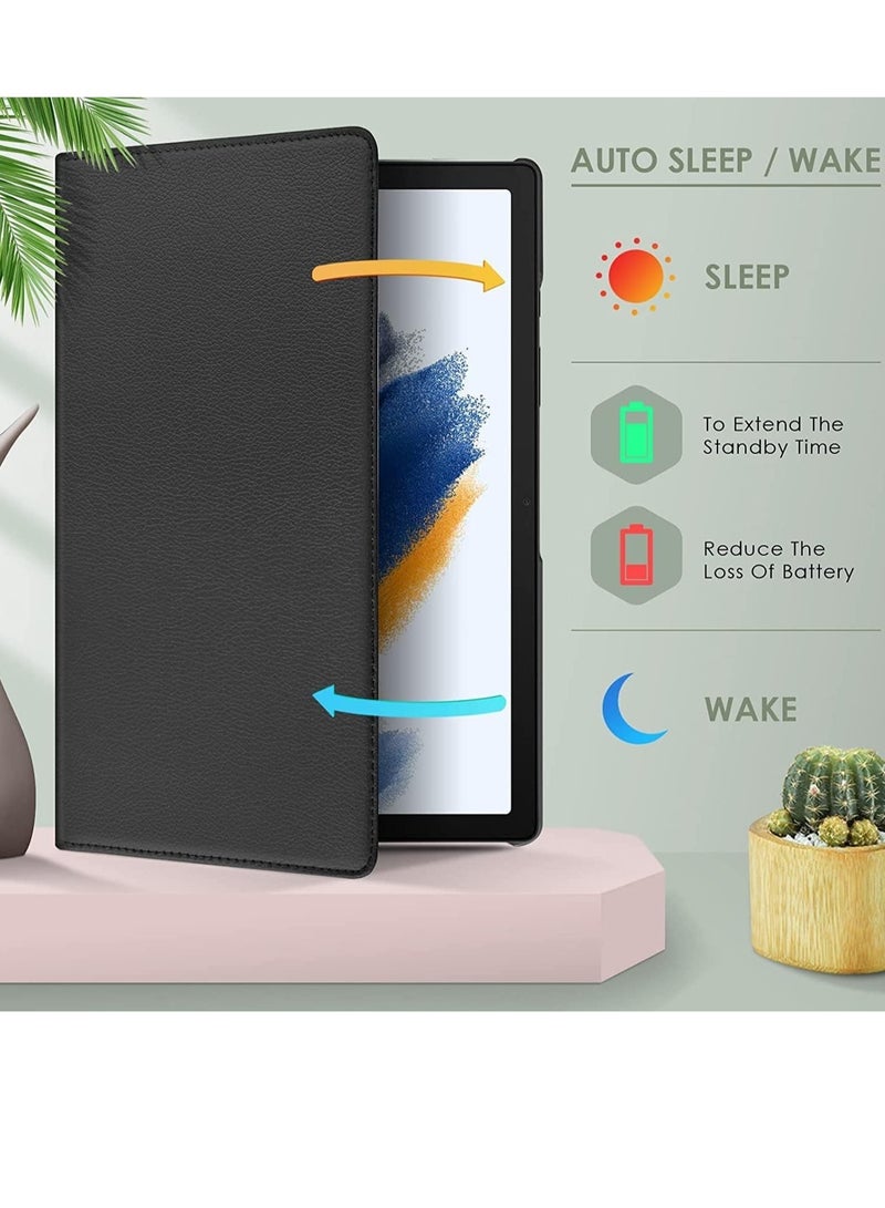 ELTRAZONE Case Compatible with Galaxy Tab A8 10.5" Case (SM-X200/X205/X207), Galaxy Tab A8 Case 10.5 inch,Auto Sleep/Wake 360° Rotating Stand Folio Leather Case for Tab A8 2022 - Image 5