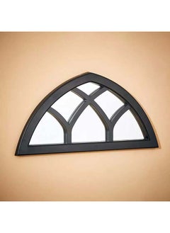Home Box Vienna Half Window Pane Wall Mirror 30.5x2.5x60.7cm  - Image 1