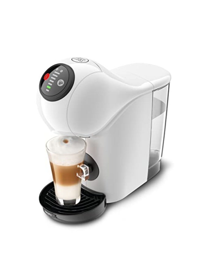 دولسي قوستو ماكينة تحضير القهوة بالكبسولات Dolce Gusto Krups Genio S Basic (مدمجة)، ضغط 15 بار، سعة 0.8 لتر، وضع توفير الطاقة، تنبيه تلقائي لإزالة الترسبات، اللون أبيض، طراز KP2431 - Image 2