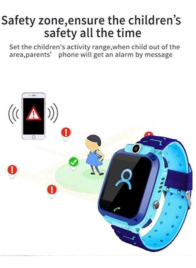 C002 Waterproof Smart Watch For Kids Blue - Image 2