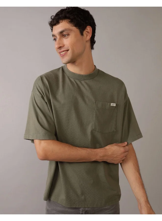 American Eagle AE Heavyweight Oversized Pocket T-Shirt
