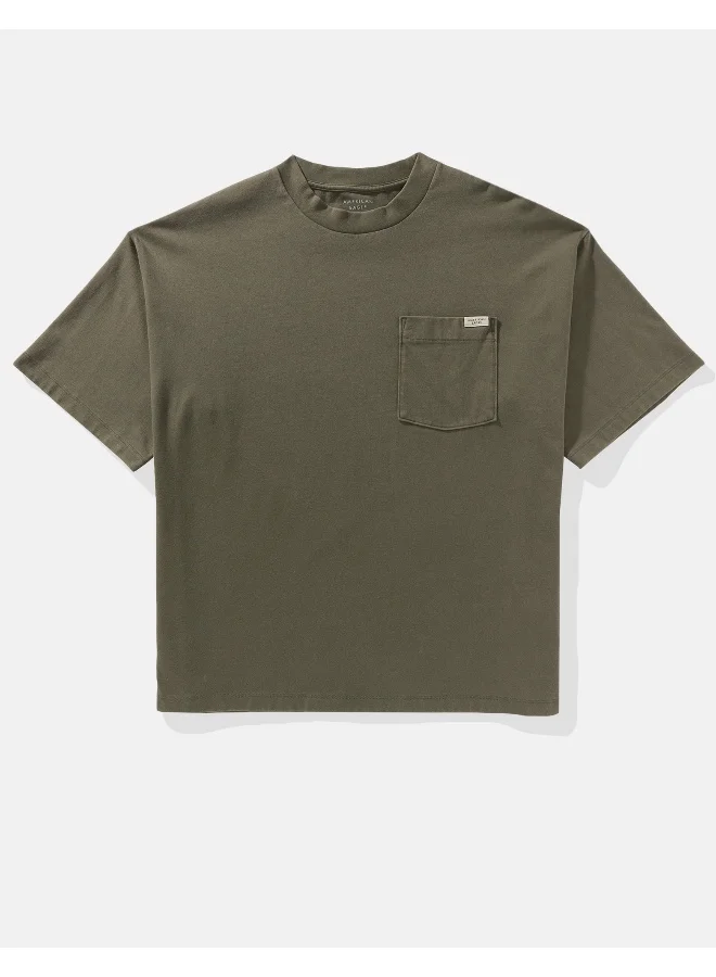 American Eagle AE Heavyweight Oversized Pocket T-Shirt