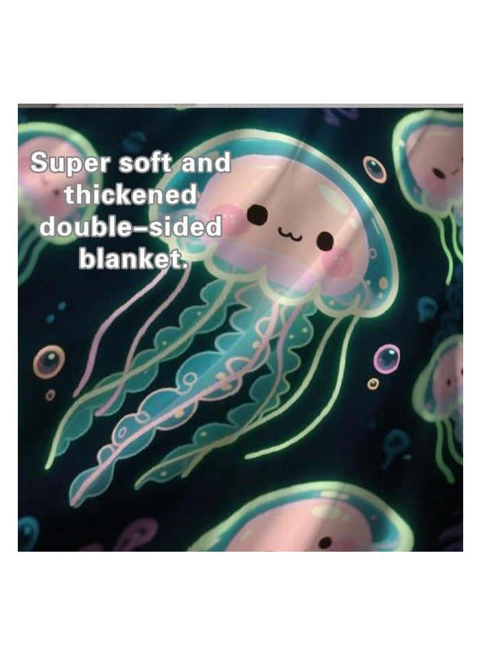 عام بطانية رقيقة من الفانيلا (دافئة ومريحة، ومناسبة للنوم واستخدام الألعاب وإزالة الغبار ومقاومة للرمل) 150 سم * 200 سم - 513 - Image 4