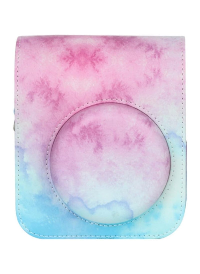 General For Instax Mini 12 PU Leather Case Cove Instant Camera Vintage Oil Painting Protective Satchel Fujifilm Mini 12 Accessories  - Image 2