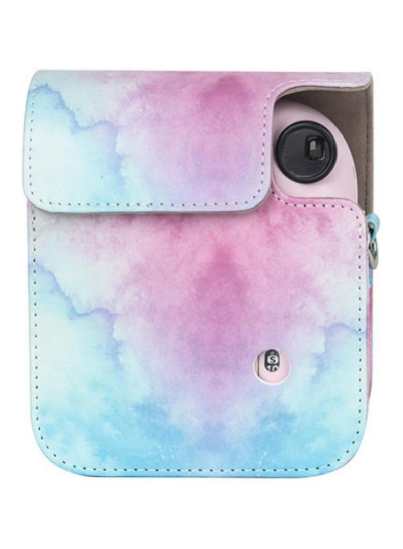 General For Instax Mini 12 PU Leather Case Cove Instant Camera Vintage Oil Painting Protective Satchel Fujifilm Mini 12 Accessories  - Image 4