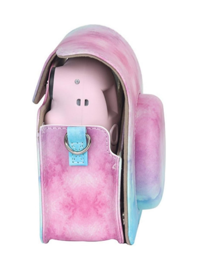 General For Instax Mini 12 PU Leather Case Cove Instant Camera Vintage Oil Painting Protective Satchel Fujifilm Mini 12 Accessories  - Image 5