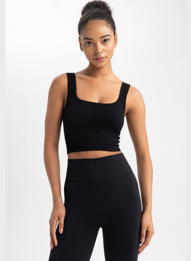 DeFacto Square Neck Sports Bra  - Image 1