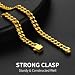 ChainsHouse Mens Cuban Link Chain Gold Plated Miami Cuban Chain Necklace for Men 5mm Wide Hip Hop Mens Jewelry 18 - Image 3