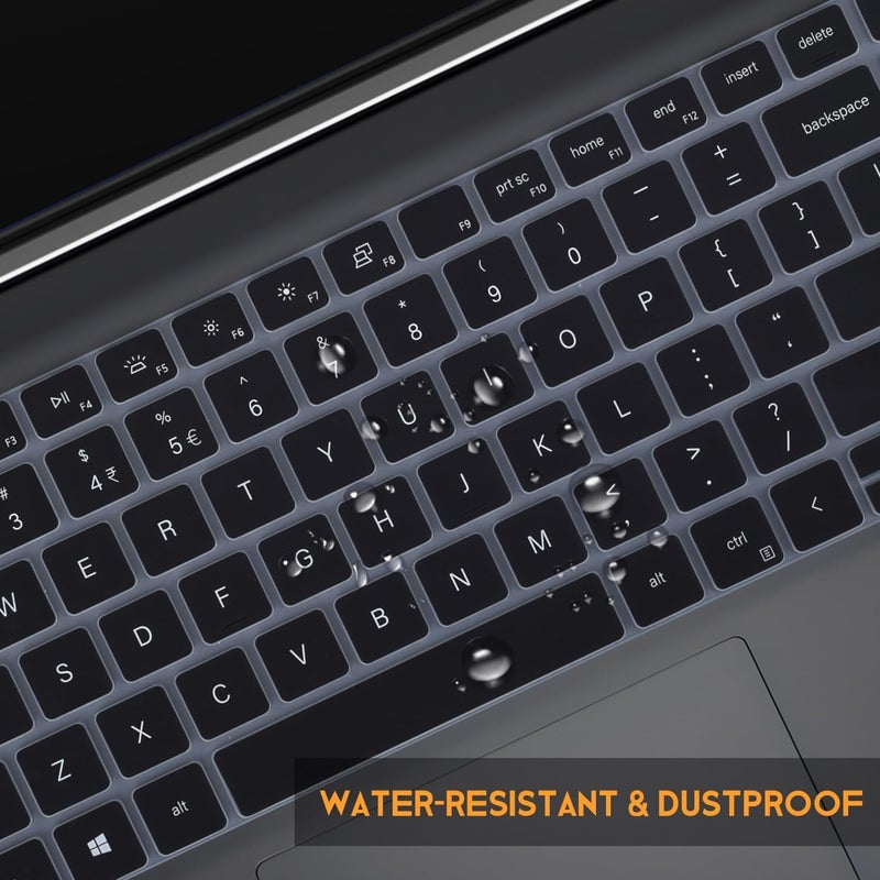 Oaky غطاء لوحة مفاتيح لجهاز ديل إنسبيرون 15 3510 3511 3515 3525 3530 3535 5510 5515 5518 7510، إنسبيرون 16 7610، فوسرو 15 3510 5510 5515، لاتيتيود 3520 - غير متوافق مع ديل G5/G15 - سيليكون أسود - Image 5