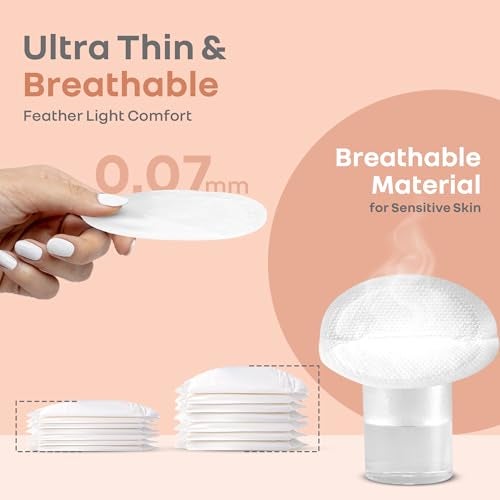 R for Rabbit Comfy Shield Disposable Nursing Breast Pads (White, Pack of 36), 3D Shaped Honeycomb Design 24-Hours Leak Protection Strong Adhesive Tape Skin Friendly Material Breastfeeding pad - Image 3