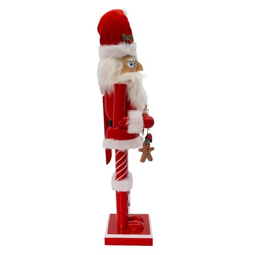 Kurt S. Adler Kurt Adler 15inch Wooden Santa Claus Nutcracker - Image 3