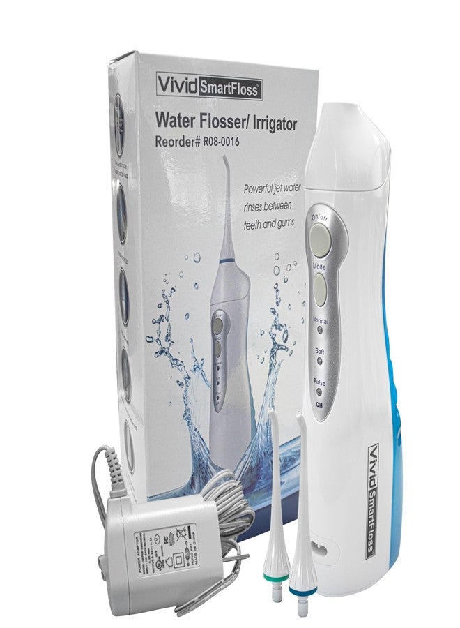 Vivid Water Flosser Oral Irrigator for Braces, Great for Travel and Portable, Rechargable Teeth Cleaner, SmartFloss, by Vivid - Image 5