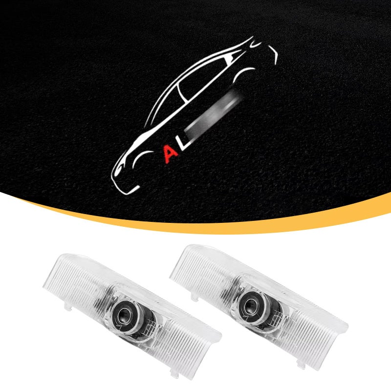JCRNBU 2PCS Car Door Lights Logo for Altima 20052022 Puddle Lights LED Welcome Lights Accessories Door Courtesy Light LED Ghost Shadow Lights