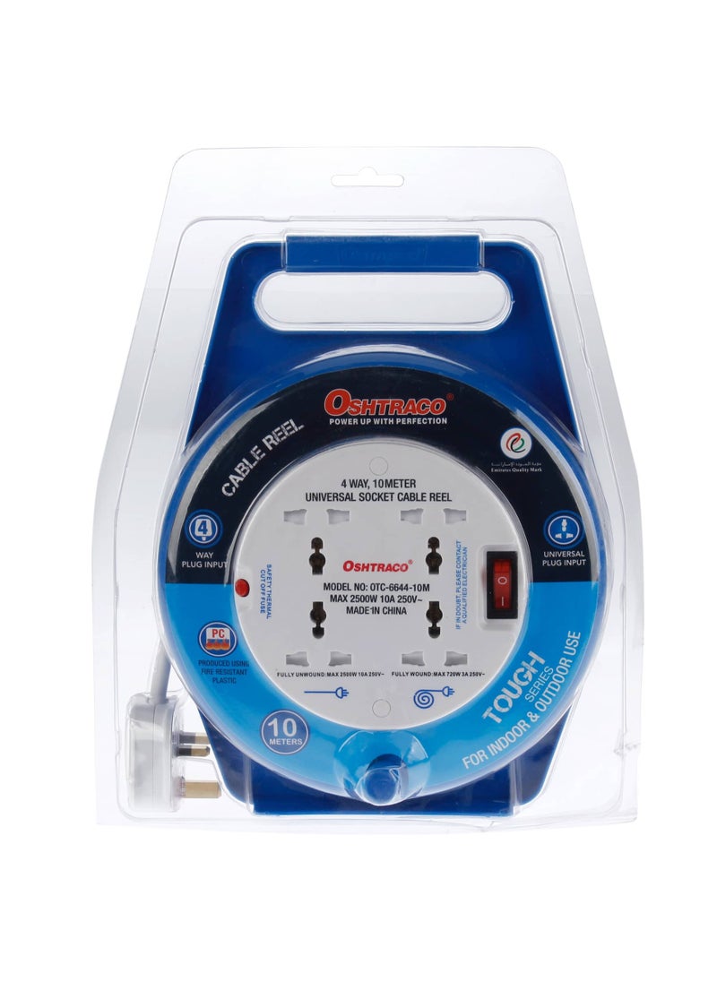 OSHTRACO - Oshtraco 4-Socket Cassette Extension Reel (10 m) - Image 1