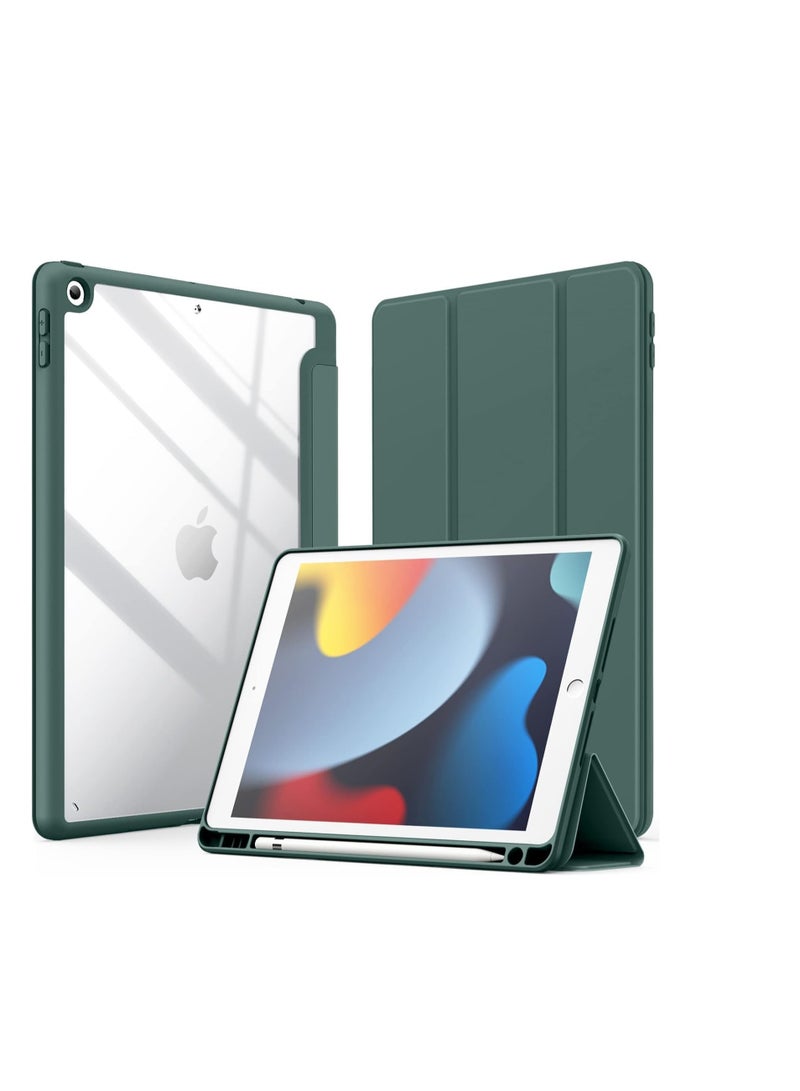 EVO iPad 6th/5th Generation Case (9.7-inch, 2018/2017), iPad Pro 9.7 inch 2016, iPad Air 2nd/1st Gen, Shockproof Bumper Back Cover with Built-in Pencil Holder, Auto Sleep/Wake Green  - Image 1