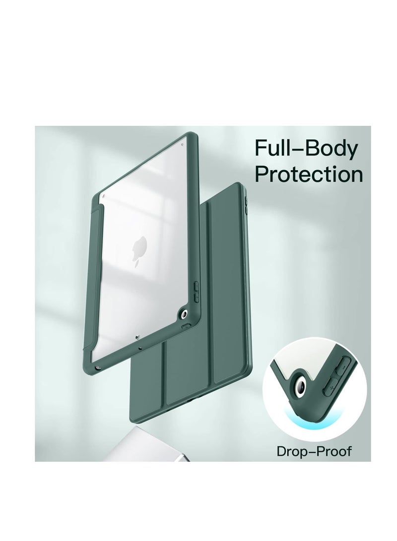 EVO iPad 6th/5th Generation Case (9.7-inch, 2018/2017), iPad Pro 9.7 inch 2016, iPad Air 2nd/1st Gen, Shockproof Bumper Back Cover with Built-in Pencil Holder, Auto Sleep/Wake Green  - Image 2