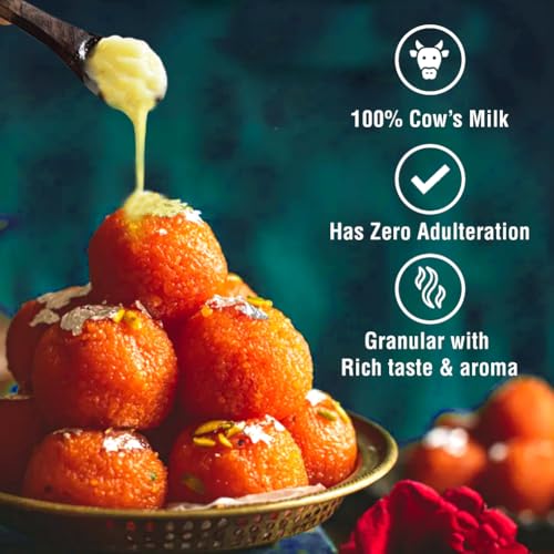 Gits Cow Ghee, Desi Ghee, 1L - Image 2