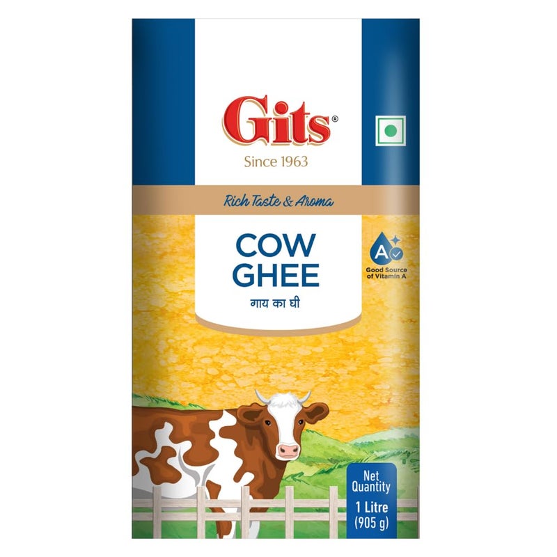 Gits Cow Ghee, Desi Ghee, 1L - Image 3