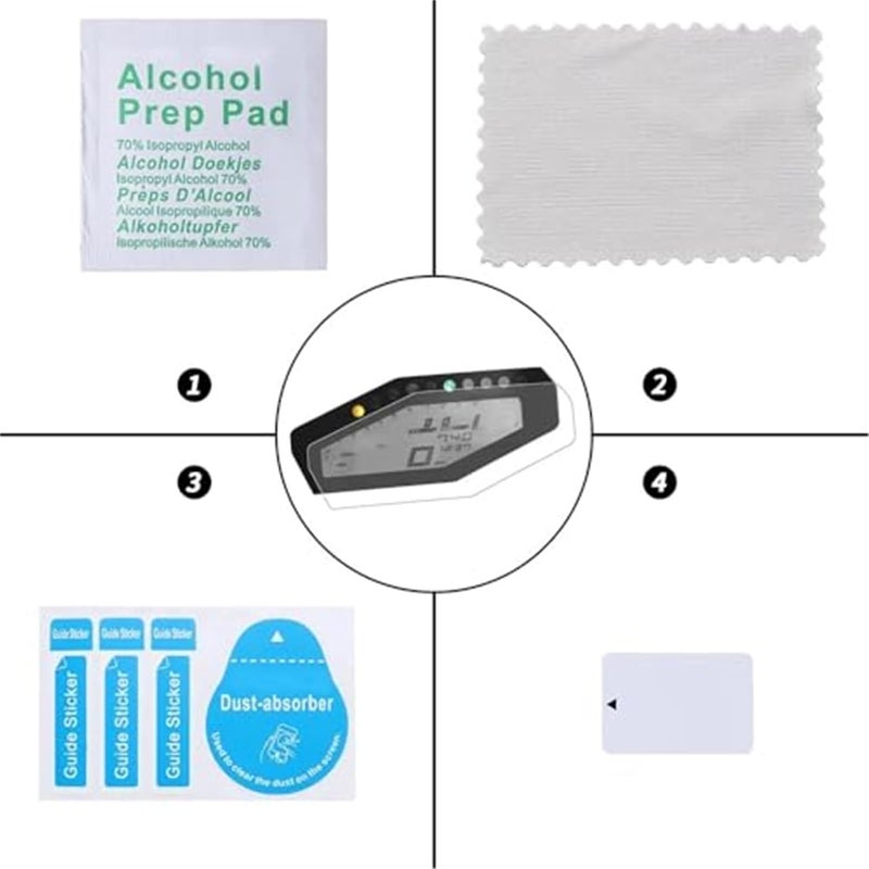 Vuzmode Motorcycle Speedometer Screen Protector - Image 5