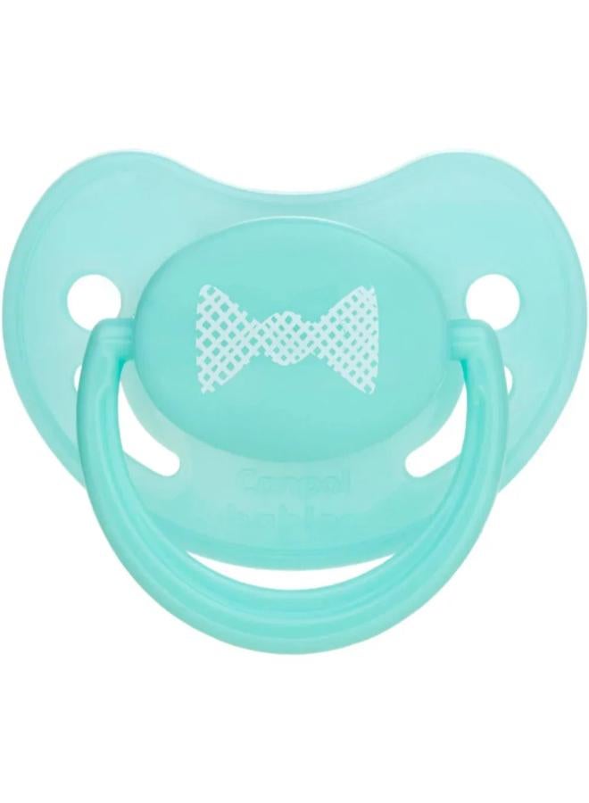 Canpol Babies Silicone Angled Soother 6–18 Months – Aqua - Image 2
