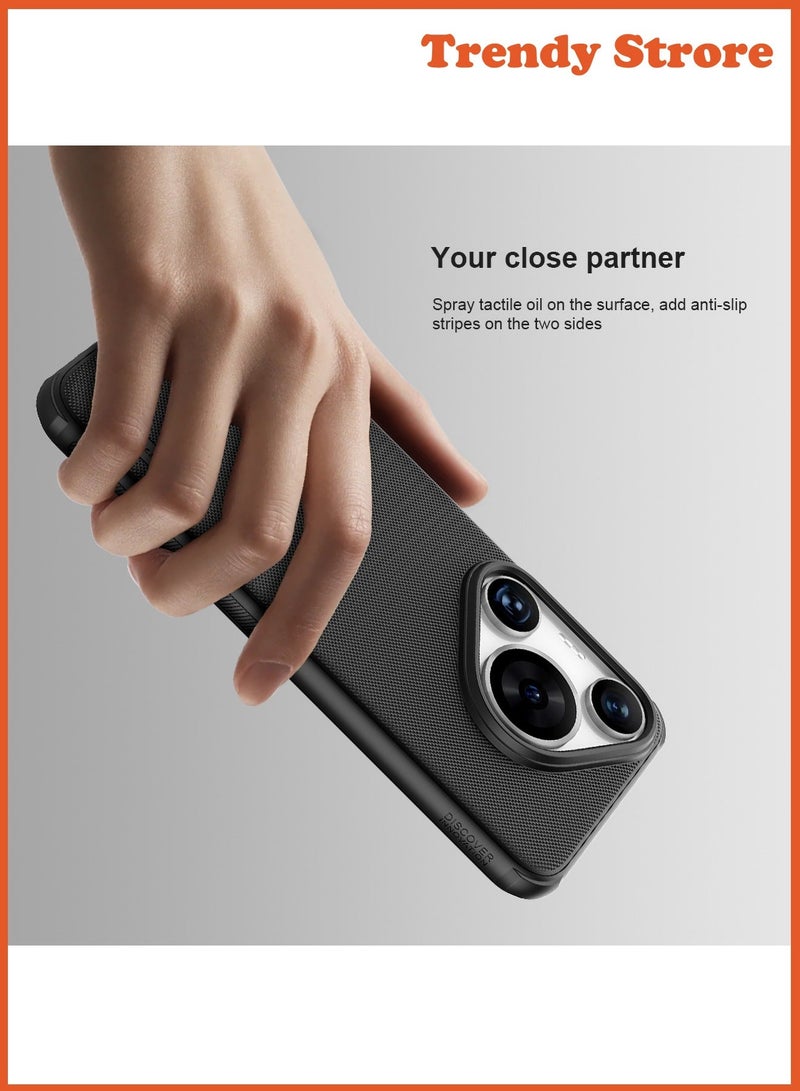 Nillkin For Huawei Pura 70 Pro / Pura 70 Pro+, TPU Shockproof Airbags Bumper, Matte Anti-Fingerprint Back Cover, Side Anti-Slip Handle Slim Fit Mobile Phone Case - Image 3