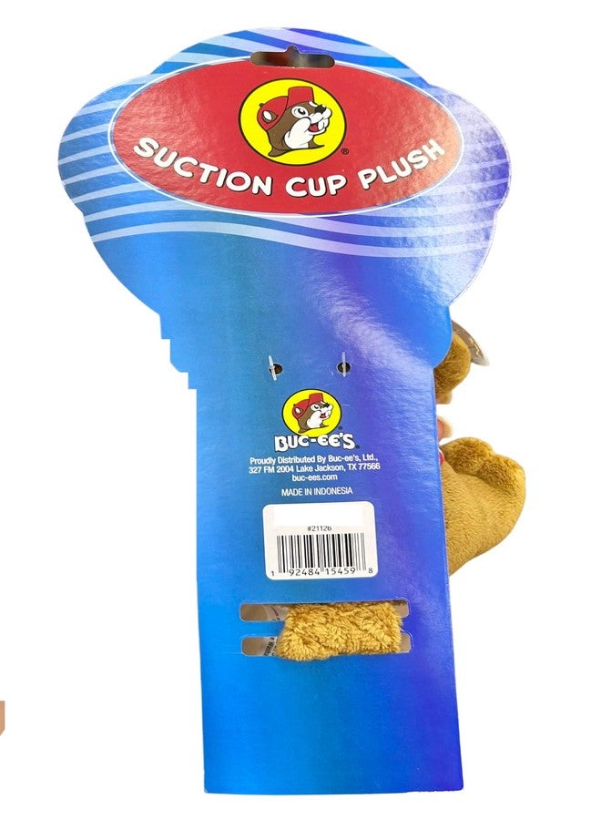 Buc-ee's Suction Cup Plush Beaver Mascot with Red Cap and Shirt, Window Decoration - Image 2