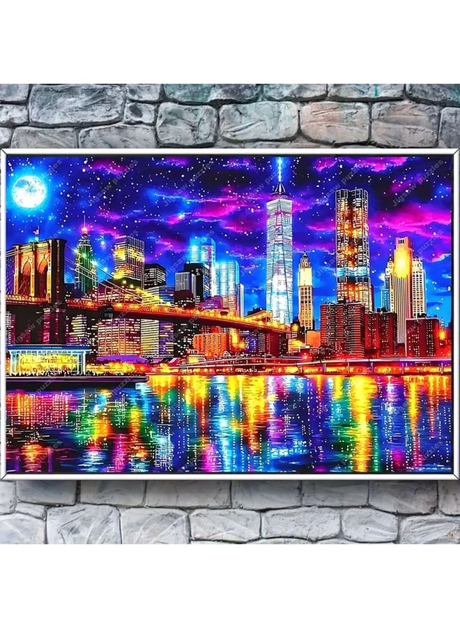 520 Pcs Jigsaw Puzzle YF926 14.96x20.47 Inch Cityscape Art Wall Decor Gift - Image 5