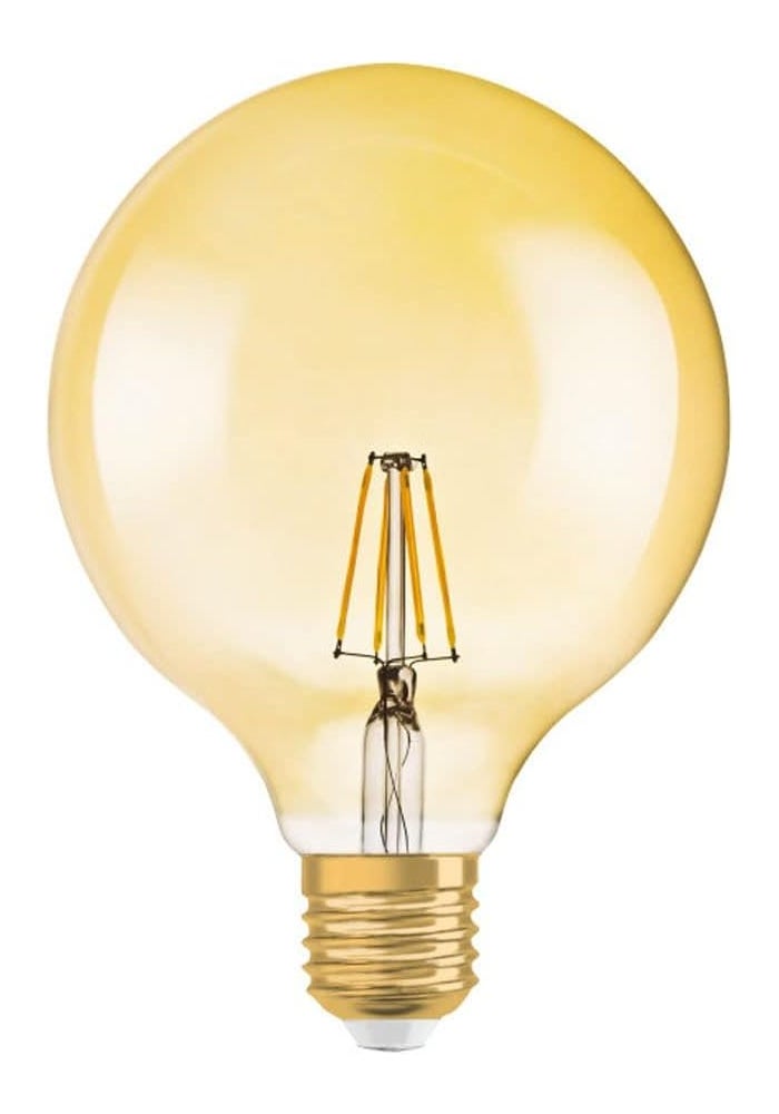 OSRAM مصباح Osram Vintage 1906 GLOBE DIM 55 6.5 W/2400 K GOLD E27 - Image 1