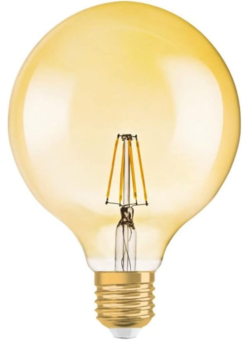 OSRAM مصباح Osram Vintage 1906 GLOBE DIM 55 6.5 W/2400 K GOLD E27 - Image 1