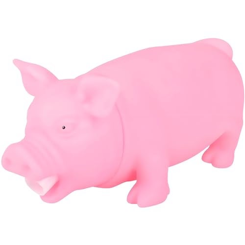 Rhode Island Novelty 8" Pink Snorting Pig - Image 1
