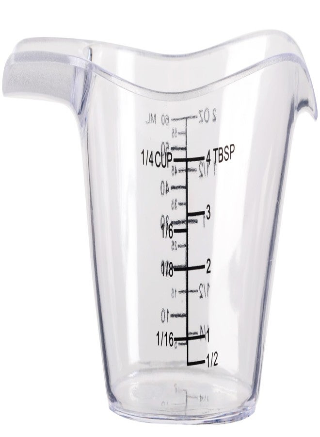 DOTINGHUX 2 Oz Measuring Cup, 1/4 Cup Acrylic Measuring Cups, Clear - Image 2