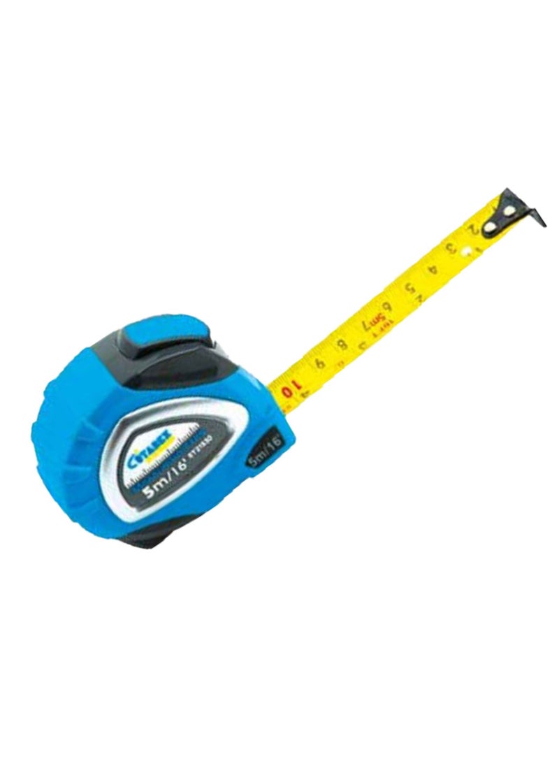 Starex Starex Measuring Tape 8mx25mm Blue Rubber Double Side Print Blade D/Blister 